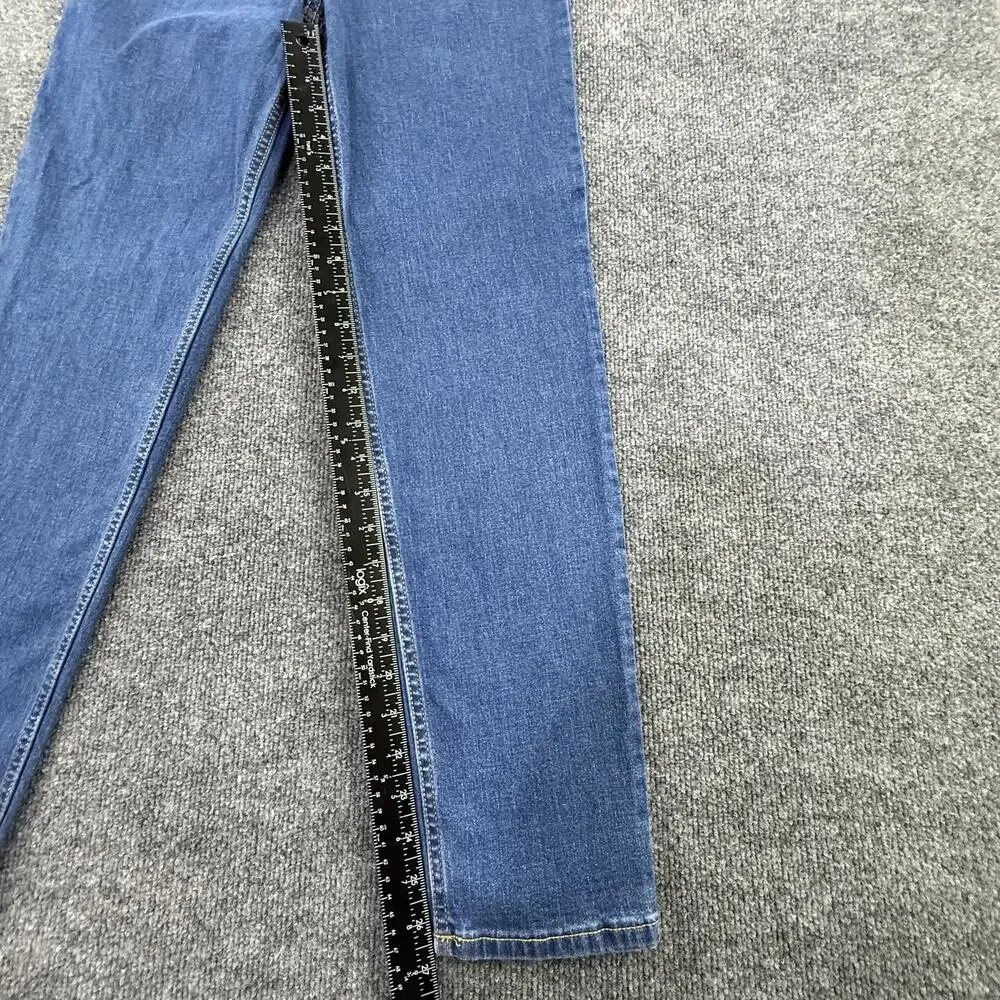 Cat & Jack Jeans Youth 14 Blue Straight Super Stretch Denim Adjustable Waist‎